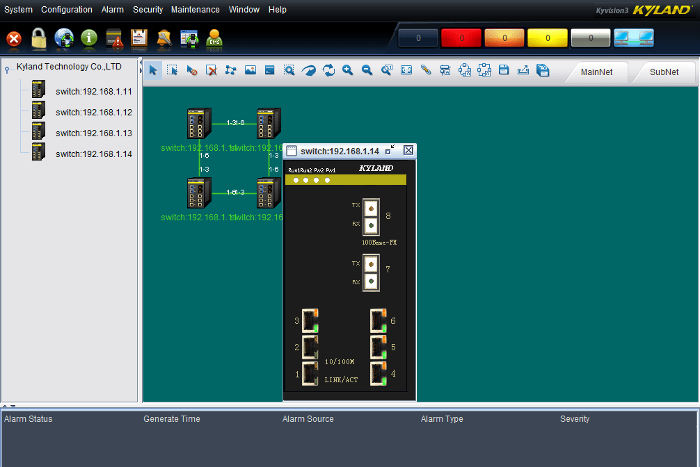 Kyvision - Software de gestión SNMP de Kyland Cover